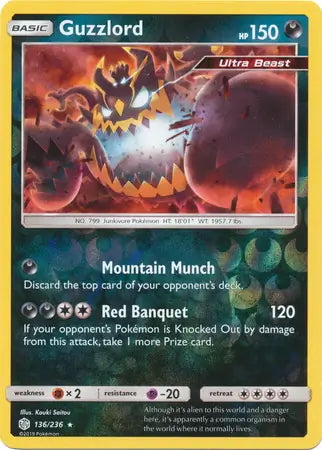 Cosmic Eclipse Guzzlord #136/236 reverse holo