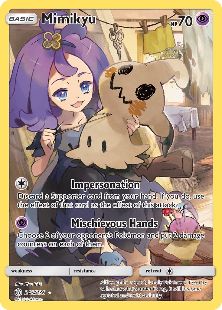 Cosmic Eclipse Mimikyu #245/236