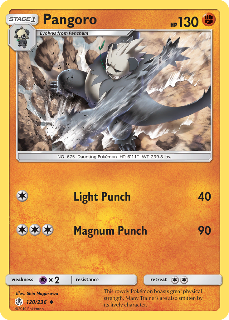 Cosmic Eclipse Pangoro #120/236