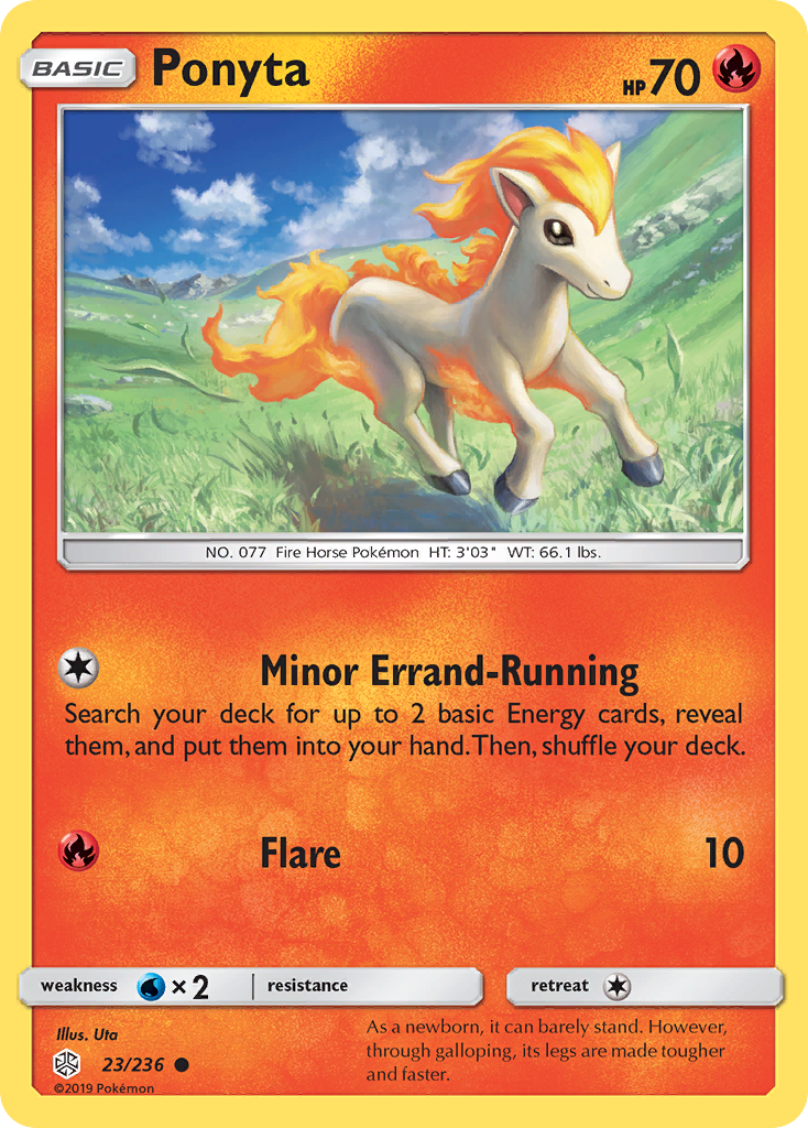 Cosmic Eclipse Ponyta #23/236