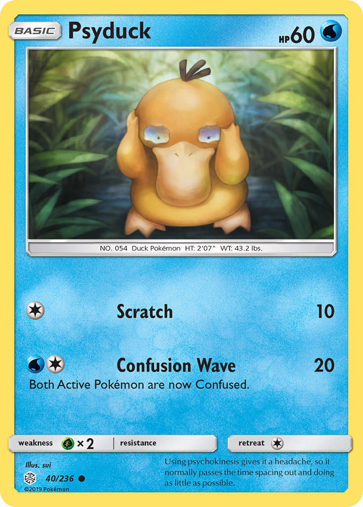Cosmic Eclipse Psyduck #40/236