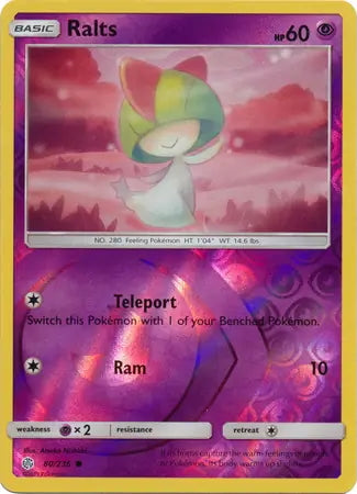 Cosmic Eclipse Ralts #80/236 reverse holo