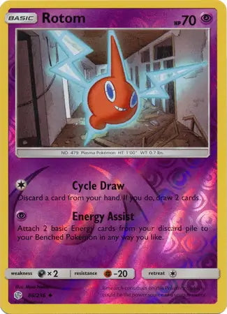 Cosmic Eclipse Rotom #86/236 reverse holo