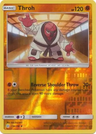 Cosmic Eclipse Throh #118/236 reverse holo