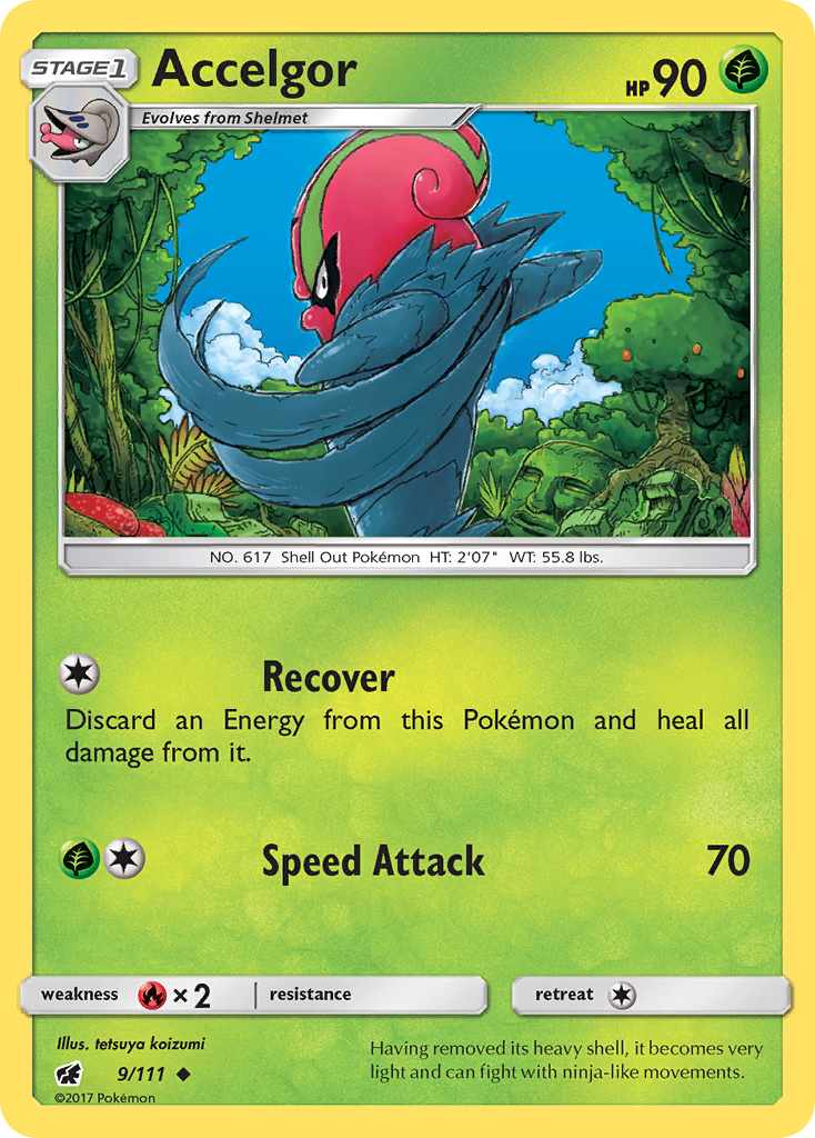 Crimson Invasion Accelgor #9/111