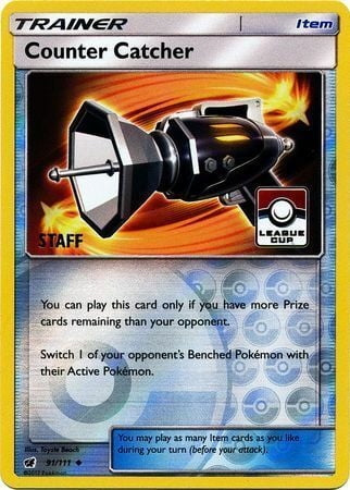 Crimson Invasion Counter Catcher #91 Staff League Promo