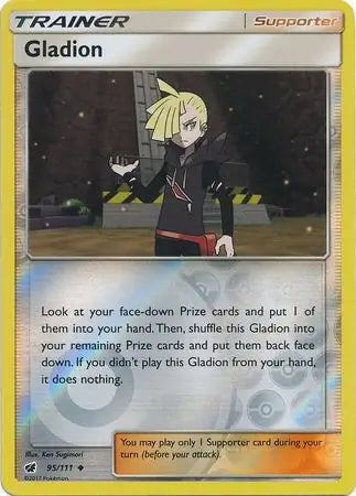 Crimson Invasion Gladion #95/111 reverse holo