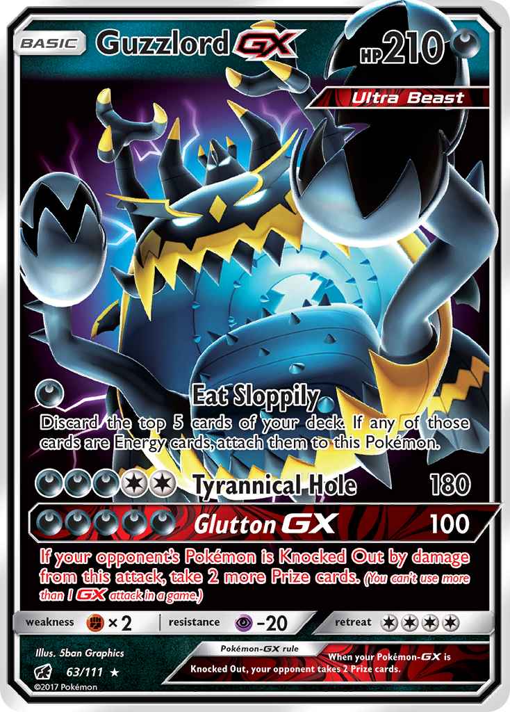 Crimson Invasion Guzzlord GX #63/111