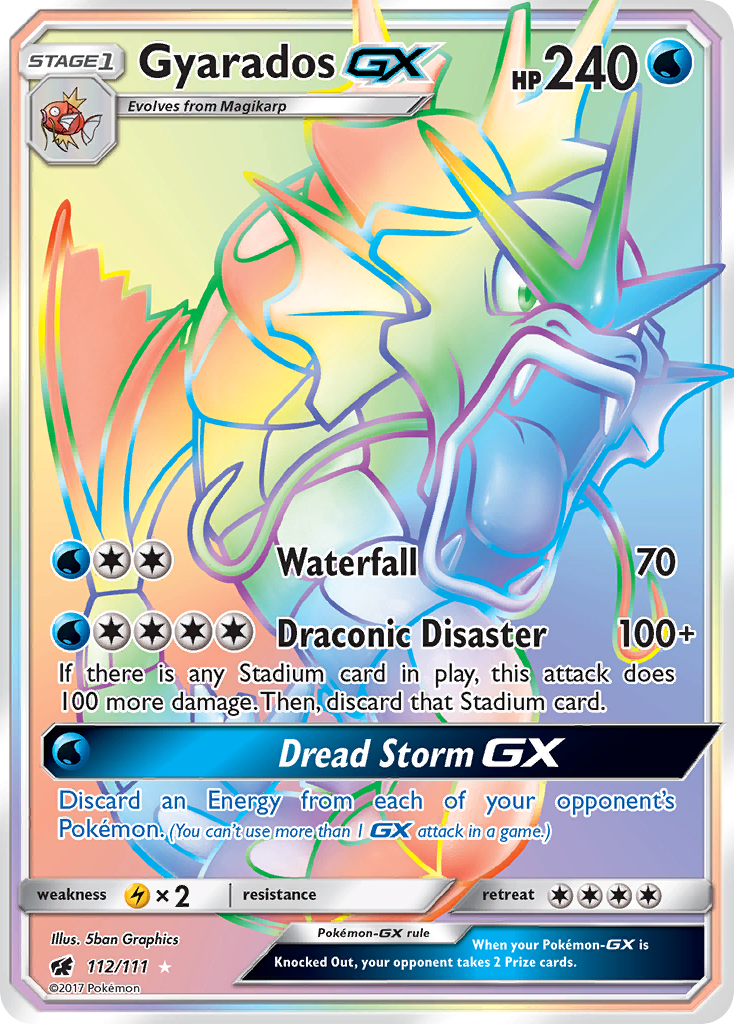 Crimson Invasion Gyarados GX #112/111