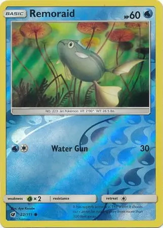 Crimson Invasion Remoraid #22/111 reverse holo
