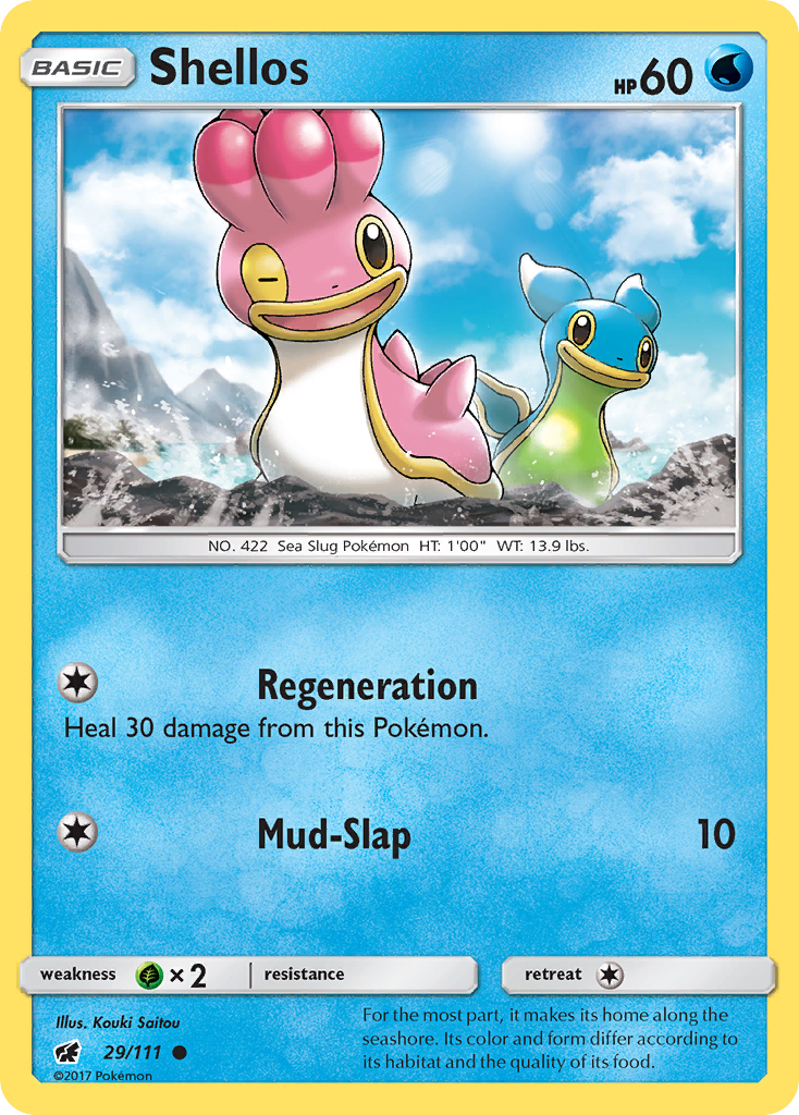 Crimson Invasion Shellos #29/111