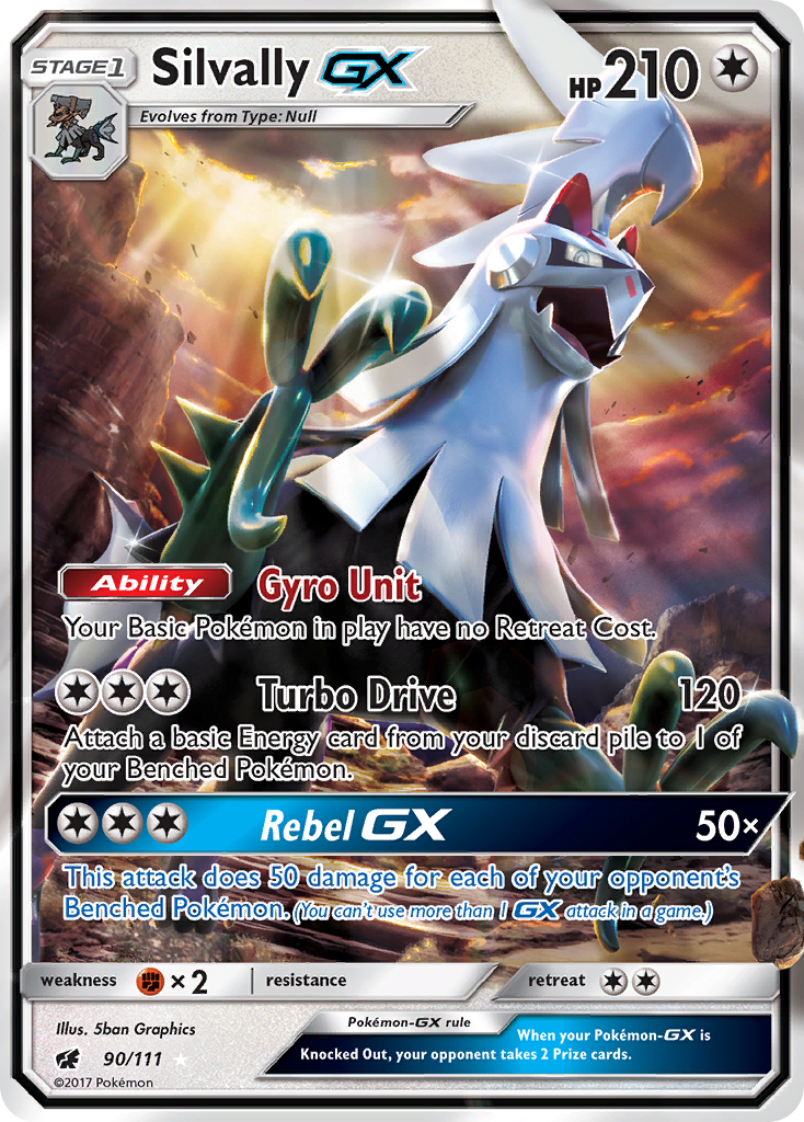 Crimson Invasion Silvally GX #90/111