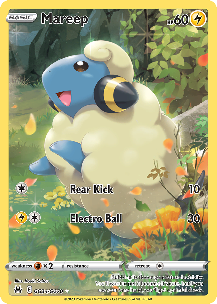 Crown Zenith Galarian Gallery Mareep #GG34/70