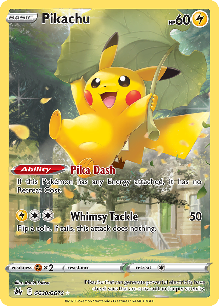 Crown Zenith Galarian Gallery Pikachu GG30/GG70