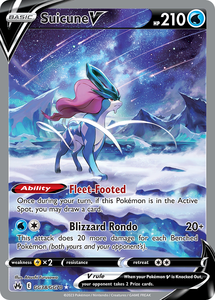 Crown Zenith Galarian Gallery Suicune V #GG38/70