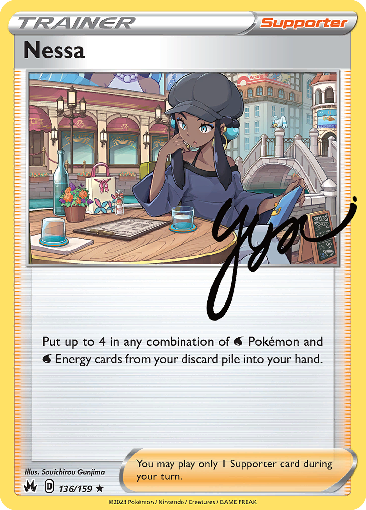 Crown Zenith Holo Nessa #136/159