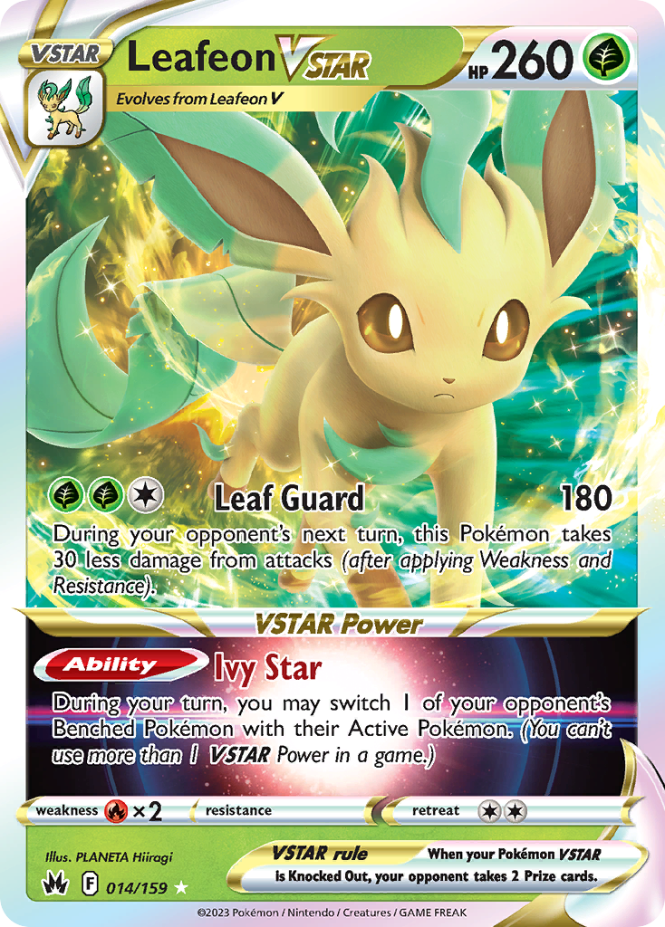 Crown Zenith Leafeon VSTAR #14/159