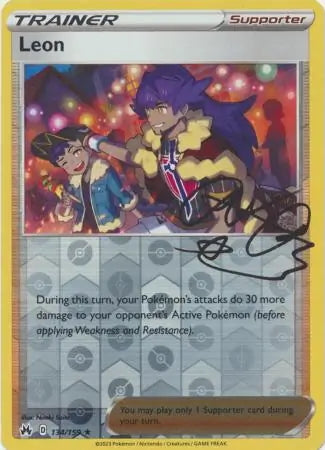 Crown Zenith Leon #134/159 reverse holo