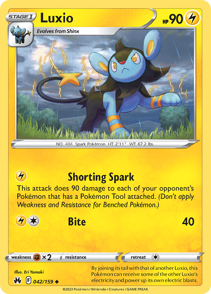 Crown Zenith Luxio #42/159