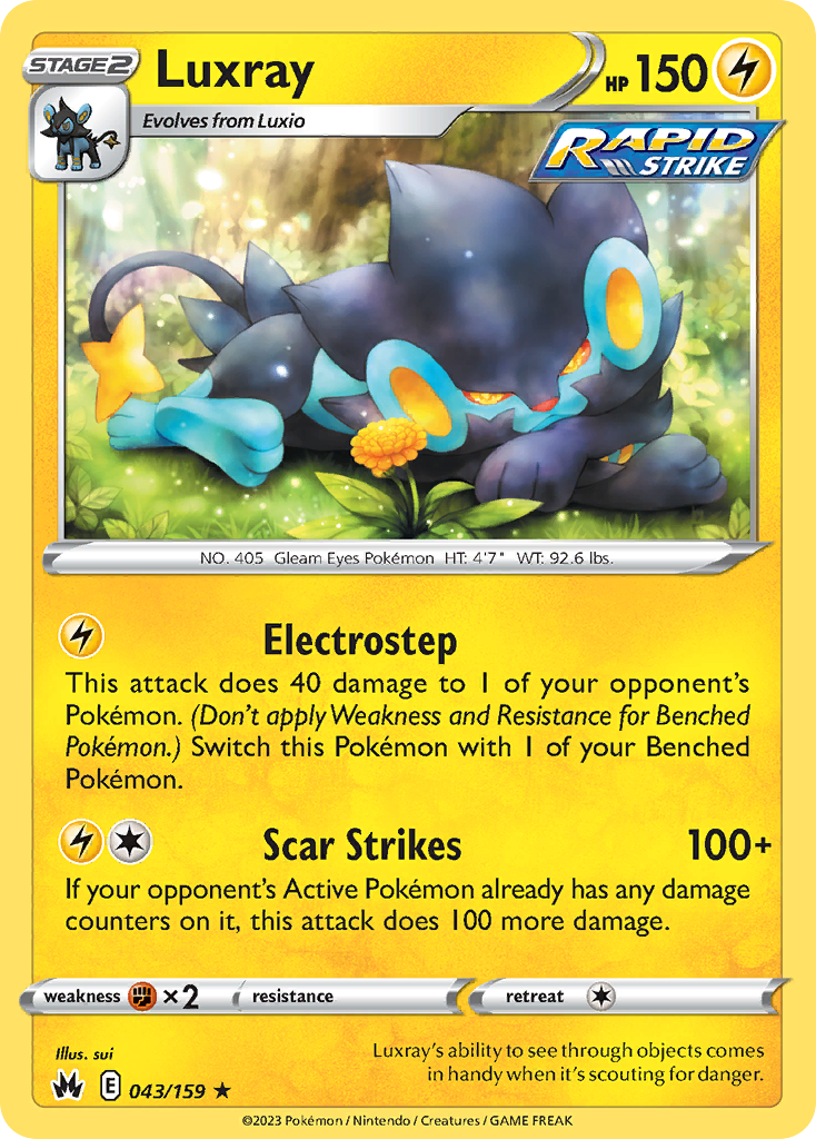 Crown Zenith Luxray #43/159