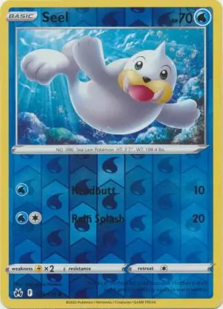 Crown Zenith Seel #29/159 reverse holo