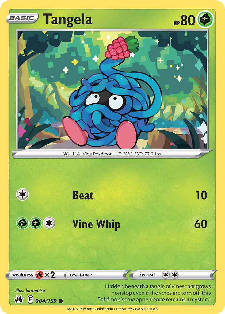 Crown Zenith Tangela #4/159