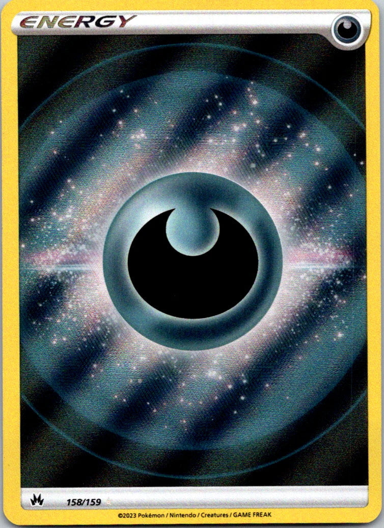 Crown Zenith Texture Holo Darkness Energy #158/159