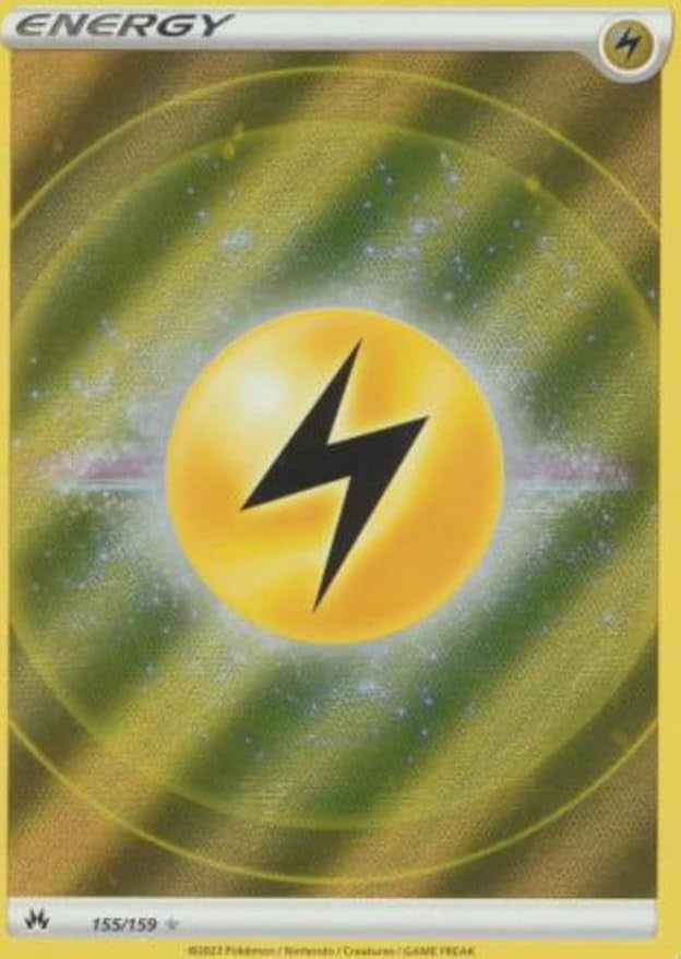 Crown Zenith Texture Holo Lightning Energy #155/159