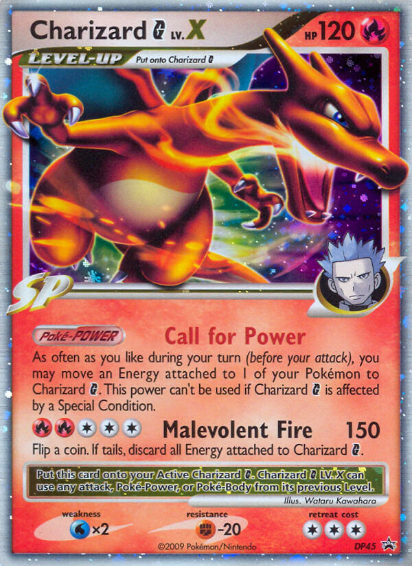 Charizard G LV.X DP Black Star Promo