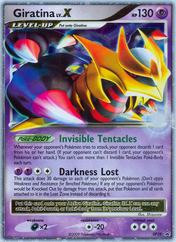 DP Black Star Promo Giratina LV.X #38
