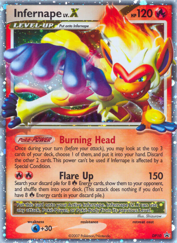 DP Black Star Promo Infernape LV.X #10