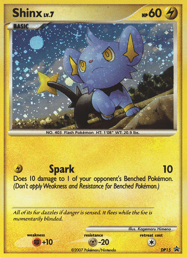 DP Black Star Promo Shinx #15