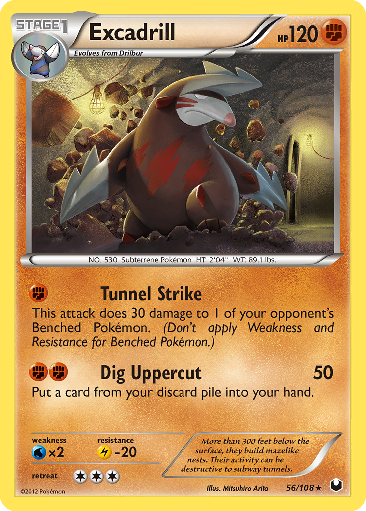 Dark Explorers Excadrill #56/108