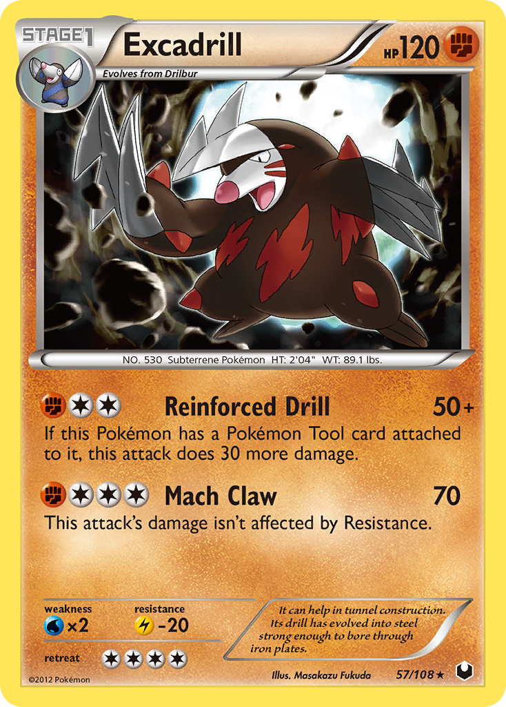 Dark Explorers Excadrill #57/108