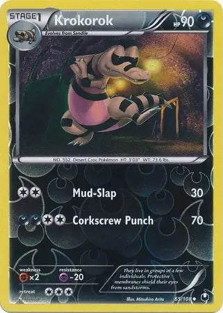 Dark Explorers Krokorok #65/108 reverse holo