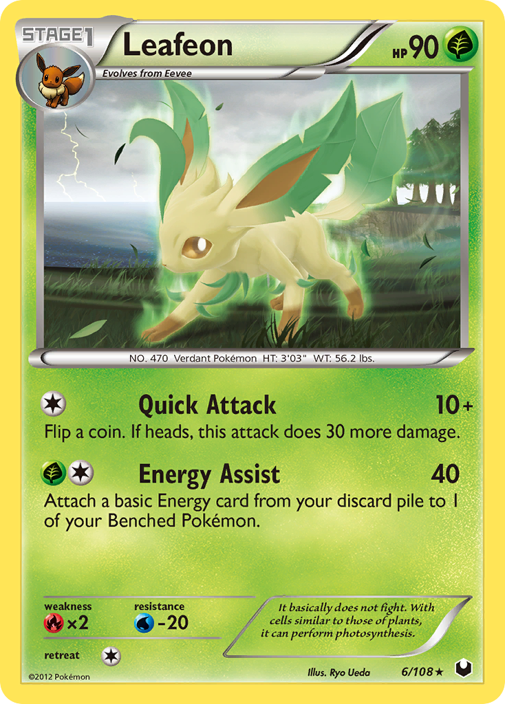 Dark Explorers Leafeon #6/108