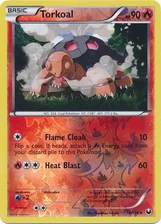 Dark Explorers Torkoal #18/108 reverse holo