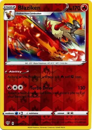 Darkness Ablaze Blaziken #24/189 reverse holo