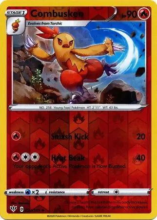 Darkness Ablaze Combusken #23/189 reverse holo