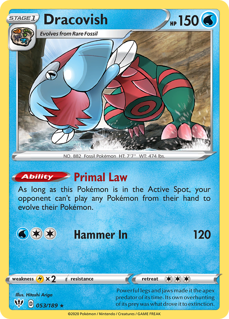 Darkness Ablaze Holo Dracovish #53/189