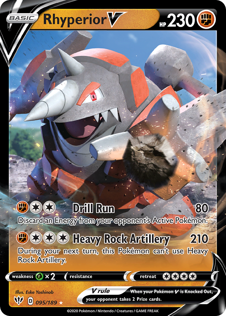 Darkness Ablaze Rhyperior V #95/189