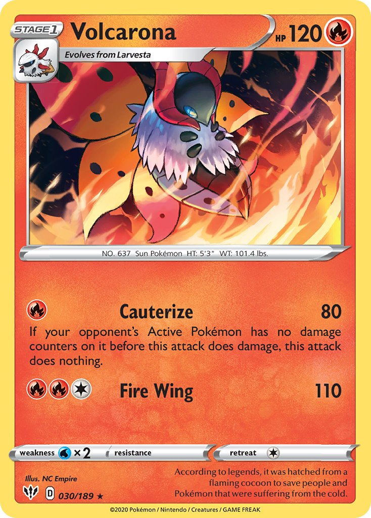 Darkness Ablaze Volcarona #30/189