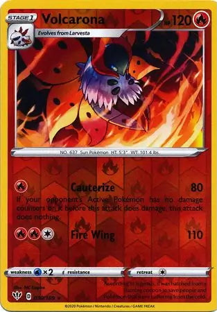 Darkness Ablaze Volcarona #30/189 reverse holo