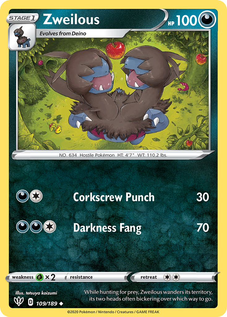 Darkness Ablaze Zweilous #109/189