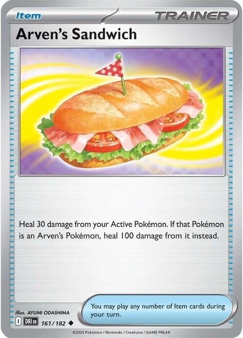 Destined Rivals Arven's Sandwich #161/182