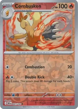 Destined Rivals Combusken #41/182 reverse holo