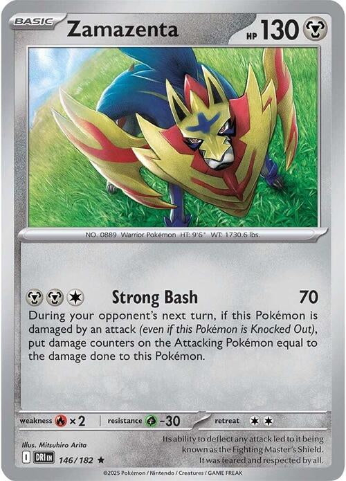 Destined Rivals Holo Zamazenta #146/182