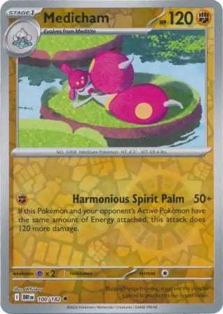 Destined Rivals Medicham #100/182 reverse holo