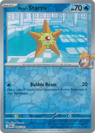 Destined Rivals Misty's Staryu #46/182 reverse holo