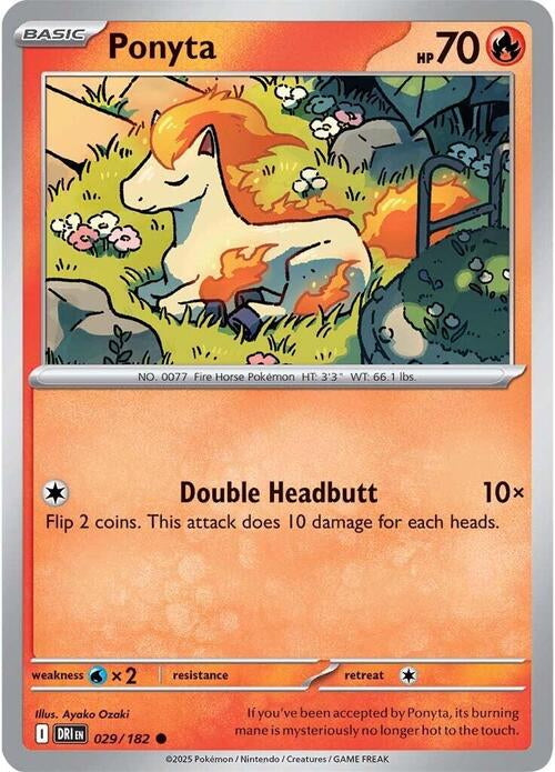 Destined Rivals Ponyta #29/182